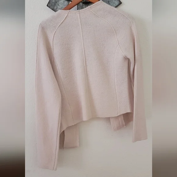 ANTHROPOLOGIE by KNITTED & KNOTTED CABLEKNIT BOILED WOOL BLAZER SIZE SMALL. - Picture 16 of 16